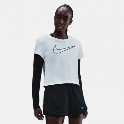 Nike Sportswear Graphic Tee (HV5002-100)Γυναικείο T-Shirt WHITE/BLACK