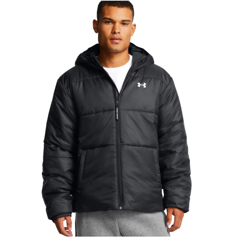 UNDER ARMOUR Lightweight Insulated Jacket (1389182-001)ΑΝΔΡΙΚΟ ΜΠΟΥΦΑΝ ΜΑΥΡΟ