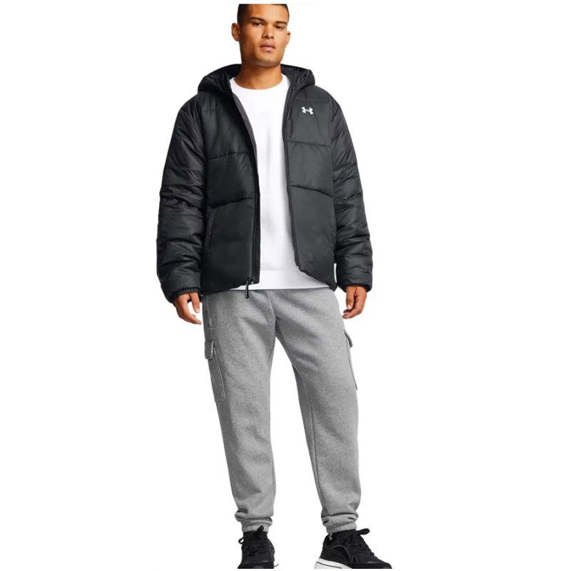 UNDER ARMOUR Lightweight Insulated Jacket (1389182-001)ΑΝΔΡΙΚΟ ΜΠΟΥΦΑΝ ΜΑΥΡΟ