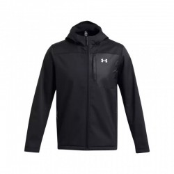 UNDER ARMOUR CGI Shield 2.0 Hooded Jacket (1371587-002)ΑΝΔΡΙΚΟ ΜΠΟΥΦΑΝ ΜΑΥΡΟ