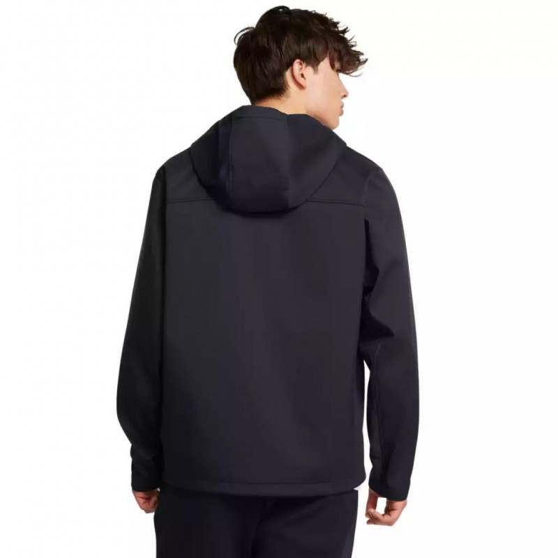 UNDER ARMOUR CGI Shield 2.0 Hooded Jacket (1371587-002)ΑΝΔΡΙΚΟ ΜΠΟΥΦΑΝ ΜΑΥΡΟ