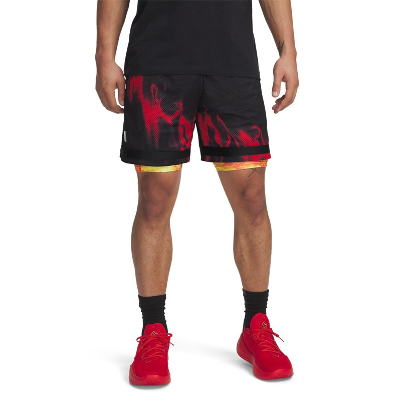 Under Armour Curry Statement (1390348-001)Βερμούδα Μπασκετική Ανδρική Μαυρη