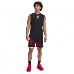 Under Armour Curry Statement (1390348-001)Βερμούδα Μπασκετική Ανδρική Μαυρη
