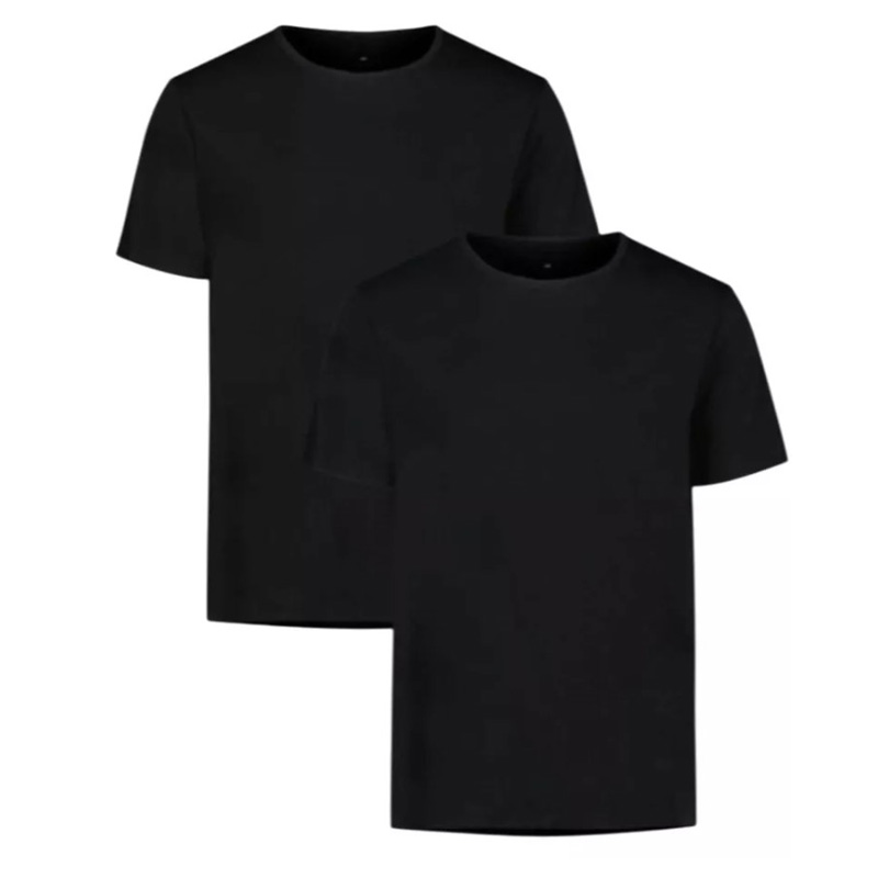 Under Armour PERFORMANCE COTTON UNDERSHIRT 2 PACK(6007621-001)ΑΝΔΡΙΚΟ T-SHIRT ΜΑΥΡΟ 2 ΤΕΜΑΧΙΑ