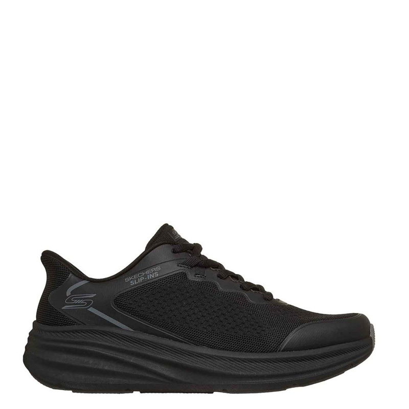 SKECHERS Bobs Skillz Slip-ins Fly Knit (118431-BBK)ΑΝΔΡΙΚΑ ΠΑΠΟΥΤΣΙΑ ΜΑΥΡΑ