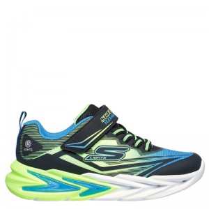 SKECHERS S Lights: Flex-Glow Ultra (400139L-BBLM)ΠΑΙΔΙΚΑ ΠΑΠΟΥΤΣΙΑ ΦΩΤΙΖΟΜΕΝΑ BLACK/BLUE/LIME