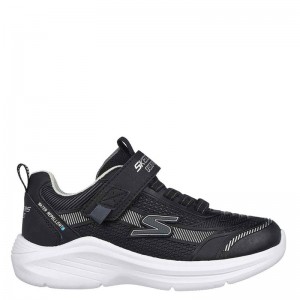 SKECHERS BOYS HYPER-BLITZ HYDRO TONIX SHOES (403861L-BKSL)ΠΑΙΔΙΚΑ ΠΑΠΟΥΤΣΙΑ ΑΔΙΑΒΡΟΧΑ ΜΑΥΡΑ