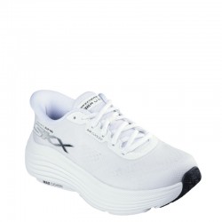SKECHERS Max Cushioning Endeavour - Hallandale (129473-WBK)ΓΥΝΑΙΚΕΙΑ ΠΑΠΟΥΤΣΙΑ RUNNING ΛΕΥΚΑ