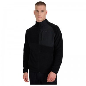 4F JACKET FLEECE (4FWAW25TFLEM339-20S)ΑΝΔΡΙΚΗ ΖΑΚΕΤΑ ΜΑΥΡΗ 4F JACKET FLEECE (4FWAW25TFLEM339-20S)ΑΝΔΡΙΚΗ ΖΑΚΕΤΑ ΜΑΥΡΗ