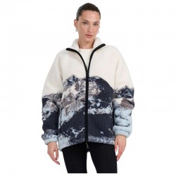 4F Unisex oversize sherpa fleece (4FWAW25TFLEU351-90A)ΜΠΟΥΦΑΝ UNISEX multicolor