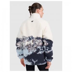 4F Unisex oversize sherpa fleece (4FWAW25TFLEU351-90A)ΜΠΟΥΦΑΝ UNISEX multicolor 4F Unisex oversize sherpa fleece (4FWAW25TFLEU351-90A)ΜΠΟΥΦΑΝ UNISEX multicolor