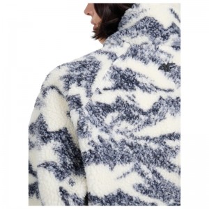 4F Unisex oversized sherpa fleece (4FWAW25TFLEU352-12A)ΜΠΟΥΦΑΝ UNISEX CREME ALLOVER 4F Unisex oversized sherpa fleece (4FWAW25TFLEU352-12A)ΜΠΟΥΦΑΝ UNISEX CREME ALLOVER