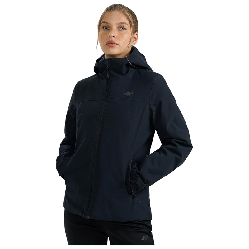 4F Technical Jacket WMNS (4FWAW25TTJAF0807-20S)ΓΥΝΑΙΚΕΙΟ ΜΠΟΥΦΑΝ ΓΙΑ ΣΚΙ ΜΑΥΡΟ