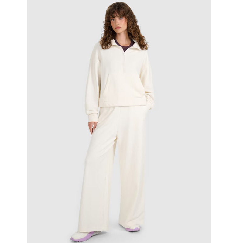 4F TROUSERS WMNS (4FWAW25TTROF1204-12S)ΓΥΝΑΙΚΕΙΟ ΠΑΝΤΕΛΟΝΙ ΦΟΡΜΑΣ ΕΚΡΟΥ
