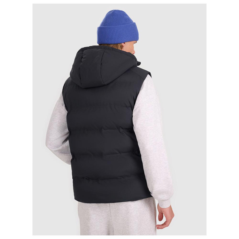 4F Vest Jacket (4FWAW25TVJAM226-20S)Ανδρικό αμάνικο μπουφάν ΜΑΥΡΟ
