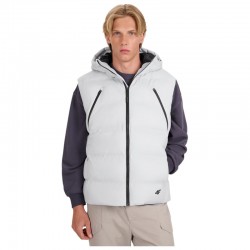 4F Vest Jacket (4FWAW25TVJAM226-27S)Ανδρικό αμάνικο μπουφάν COLD LIGHT GREY