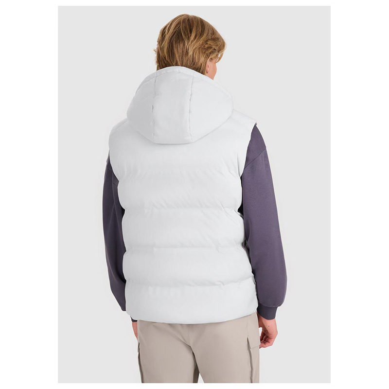 4F Vest Jacket (4FWAW25TVJAM226-27S)Ανδρικό αμάνικο μπουφάν COLD LIGHT GREY
