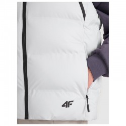 4F Vest Jacket (4FWAW25TVJAM226-27S)Ανδρικό αμάνικο μπουφάν COLD LIGHT GREY