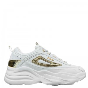 FILA Skye Zp WMNS (FFW0586-13069)ΓΥΝΑΙΚΕΙΑ ΠΑΠΟΥΤΣΙΑ ΛΕΥΚΟ/ΧΡΥΣΟ