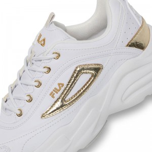 FILA Skye Zp WMNS (FFW0586-13069)ΓΥΝΑΙΚΕΙΑ ΠΑΠΟΥΤΣΙΑ ΛΕΥΚΟ/ΧΡΥΣΟ