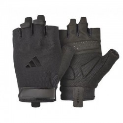 Adidas Performance Essential Training L Γάντια Γυμναστηρίου Μαυρα (ADGB-15003BK)