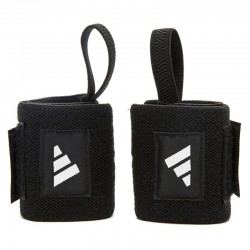 Adidas Wrist Wraps (ADAC-13100-NL-BLACK)ΠΕΡΙΚΑΡΠΙΑ ΜΑΥΡΑ 2 ΤΕΜΑΧΙΑ