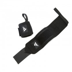 Adidas Wrist Wraps (ADAC-13100-NL-BLACK)ΠΕΡΙΚΑΡΠΙΑ ΜΑΥΡΑ 2 ΤΕΜΑΧΙΑ