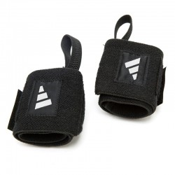 Adidas Wrist Wraps (ADAC-13100-NL-BLACK)ΠΕΡΙΚΑΡΠΙΑ ΜΑΥΡΑ 2 ΤΕΜΑΧΙΑ