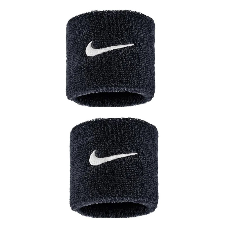 Nike Swoosh Classic Wristbands (N.101.2405-010)ΠΕΡΙΚΑΡΠΙΑ 2 ΤΕΜΑΧΙΑ ΜΑΥΡΑ