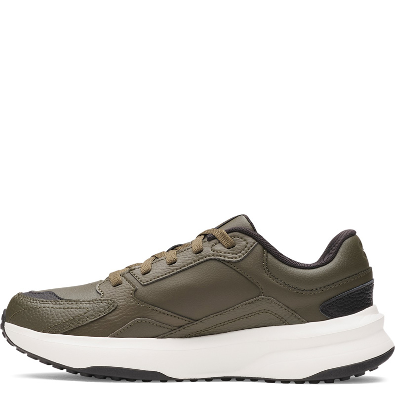 UNDER ARMOUR CHARGED EDGE LΕΑTHΕR (3028375-308)ΑΝΔΡΙΚΟ ΠΑΠΟΥΤΣΙ Expedition Green/Summit White/Black