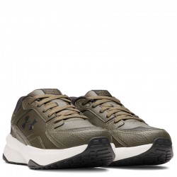 UNDER ARMOUR CHARGED EDGE LΕΑTHΕR (3028375-308)ΑΝΔΡΙΚΟ ΠΑΠΟΥΤΣΙ Expedition Green/Summit White/Black