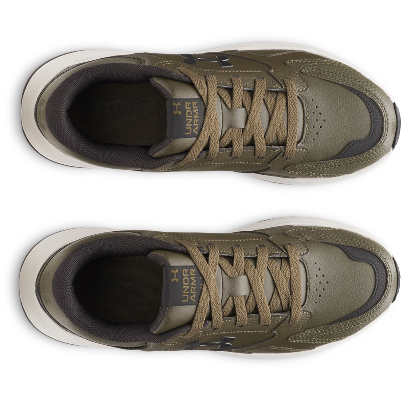 UNDER ARMOUR CHARGED EDGE LΕΑTHΕR (3028375-308)ΑΝΔΡΙΚΟ ΠΑΠΟΥΤΣΙ Expedition Green/Summit White/Black