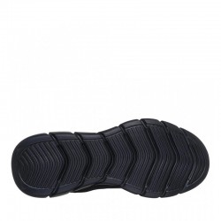 SKECHERS BOBS B Flex - Rainy Edge WATERPROOF (118111-BBK)ΑΝΔΡΙΚΑ ΠΑΠΟΥΤΣΙΑ ΑΔΙΑΒΡΟΧΑ ΜΑΥΡΑ