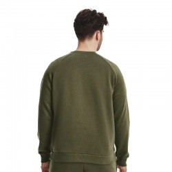 Under Armour Rival Fleece Crew (1379755-390)ΑΝΔΡΙΚΗ ΦΟΥΤΕΡ ΜΠΛΟΥΖΑ Marine OD Green/White