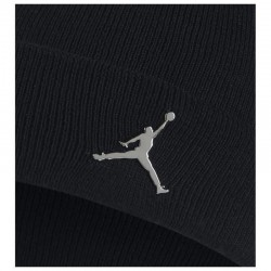 JORDAN CUFFED BEANIE kids (9A0063-023)ΠΑΙΔΙΚΟ ΣΚΟΥΦΑΚΙ ΜΑΥΡΟ