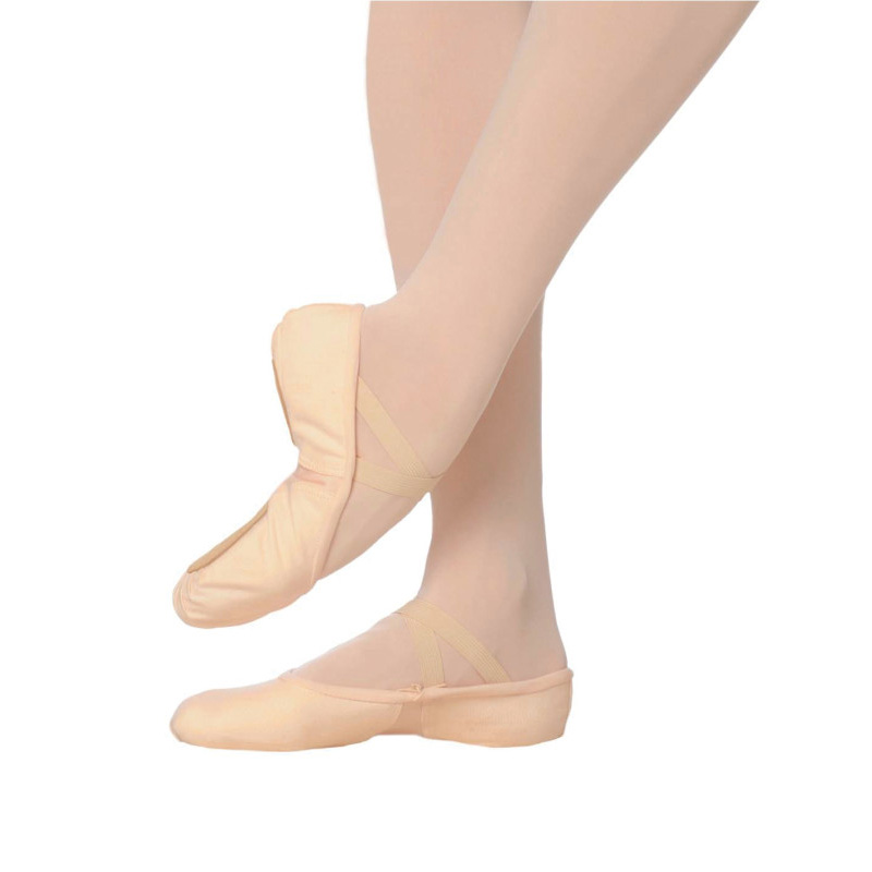 Go Dance Stretch Canvas Split Sole ΠΑΠΟΥΤΣΑΚΙ ΜΠΑΛΕΤΟΥ ΡΟΖ (7040)