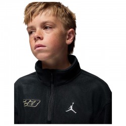 JORDAN JDB MOUNTAINSIDE POLAR FLC HZ (95F339-023)ΠΑΙΔΙΚΗ ΦΟΥΤΕΡ ΜΠΛΟΥΖΑ BLACK/GOLD