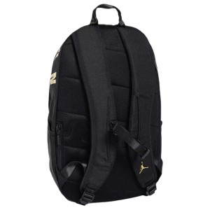 JORDAN JAM AIR PATROL BACKPACK 29L (MA0924-K5X)ΤΣΑΝΤΑ ΠΛΑΤΗΣ BLACK/GOLD 29 ΛΙΤΡΑ