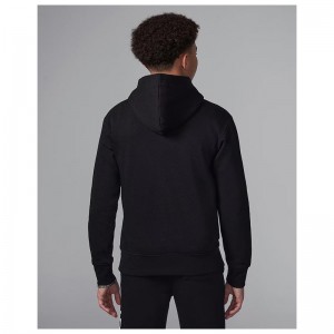 JORDAN JDB MJ BASELINE FLEECE PO HOODIE (95D665-023)ΠΑΙΔΙΚΗ ΦΟΥΤΕΡ ΜΠΛΟΥΖΑ ΜΑΥΡΗ
