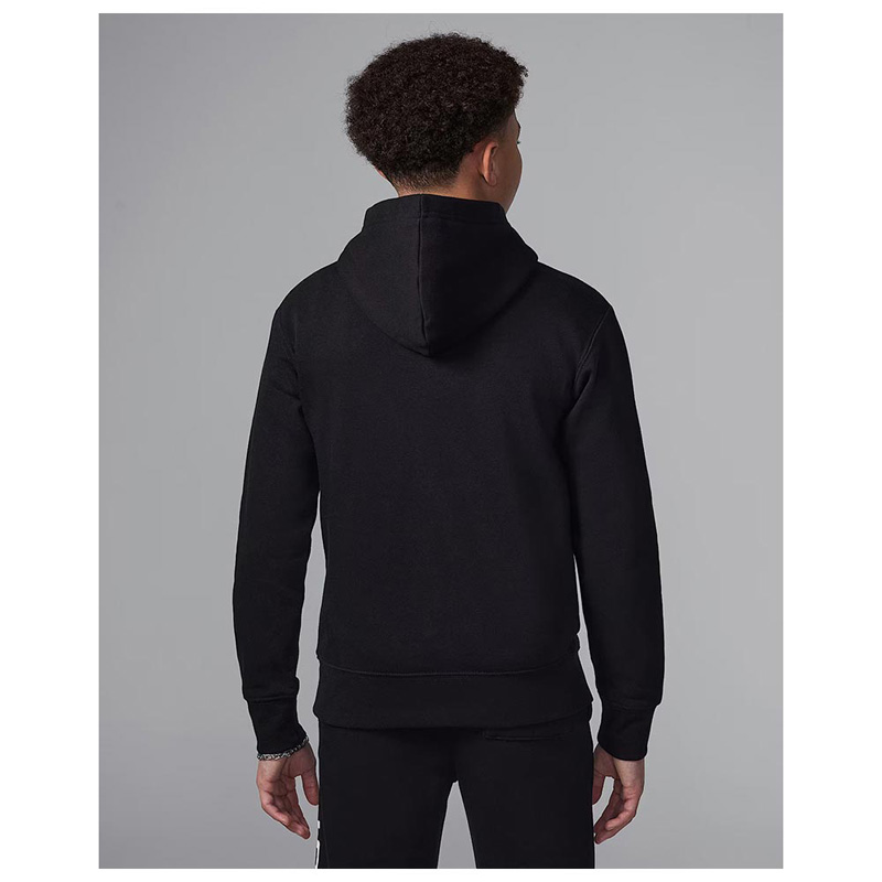 JORDAN JDB MJ BASELINE FLEECE PO HOODIE (95D665-023)ΠΑΙΔΙΚΗ ΦΟΥΤΕΡ ΜΠΛΟΥΖΑ ΜΑΥΡΗ