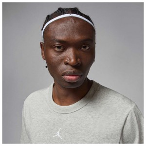 JORDAN ELASTIC SPORT HEADBANDS 6 PK PRINTED (J.101.1996-117)ΑΘΛΗΤΙΚΑ ΠΕΡΙΜΕΤΩΠΙΑ 6 ΤΕΜΑΧΙΑ WHITE/GYM RED/BLACK