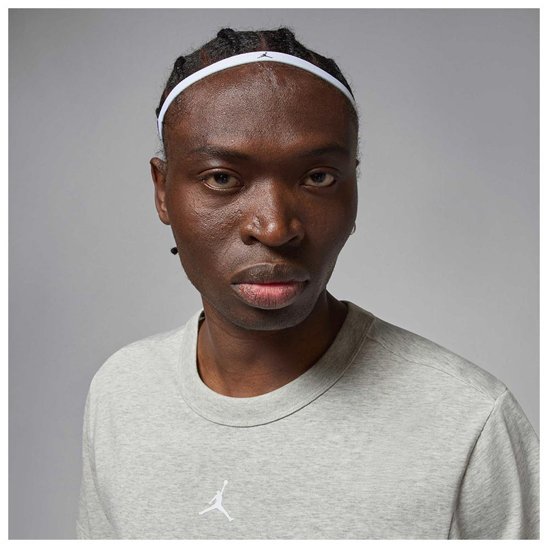 JORDAN ELASTIC SPORT HEADBANDS 6 PK PRINTED (J.101.1996-117)ΑΘΛΗΤΙΚΑ ΠΕΡΙΜΕΤΩΠΙΑ 6 ΤΕΜΑΧΙΑ WHITE/GYM RED/BLACK