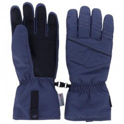 4F SKI GLOVES (4FWAW25AFGLM166-32S)ΓΑΝΤΙΑ ΣΚΙ ΜΠΛΕ