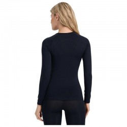 4F Γυναικεία μακρυμάνικη ισοθερμική μπλούζα (4FWAW25USEAF220-20S)ΜΑΥΡΗ