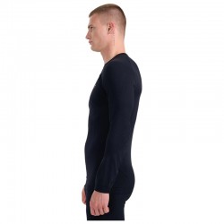 4F Ανδρική μακρυμάνικη ισοθερμική μπλούζα ΜΑΥΡΗ (4FWAW25USEAM233-20S)