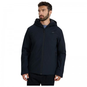 4F Ανδρικό μπουφάν Technical Jacket ΜΑΥΡΟ (4FWAW25TTJAM0787-20S)
