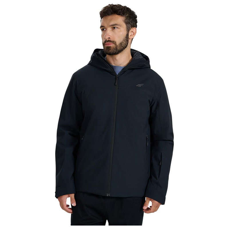 4F Ανδρικό μπουφάν Technical Jacket ΜΑΥΡΟ (4FWAW25TTJAM0787-20S)