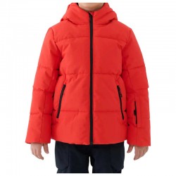 4F Παιδικό μπουφάν Technical Jacket ΚΟΚΚΙΝΟ ΑΔΙΑΒΡΟΧΟ (4FJWAW25TTJAM0822-62S)