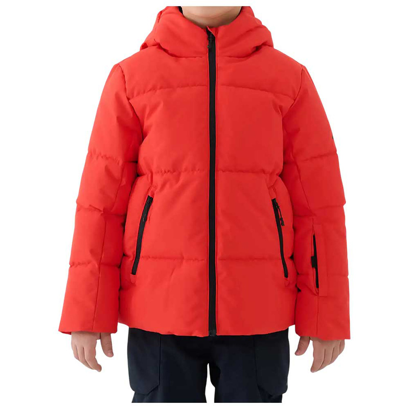 4F Παιδικό μπουφάν Technical Jacket ΚΟΚΚΙΝΟ ΑΔΙΑΒΡΟΧΟ (4FJWAW25TTJAM0822-62S)