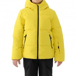4F Παιδικό μπουφάν Technical Jacket ΚΙΤΡΙΝΟ ΑΔΙΑΒΡΟΧΟ (4FJWAW25TTJAM0822-71S)